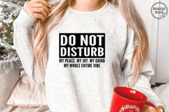 Do Not Disturb My Peace My Joy|Funny Introvert Quote Product Image 3
