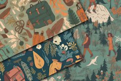 Wanderlust Digital Papers - Seamless Patterns Product Image 2