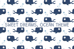 Whale Nursery Seamless Print For Kids Product Image 2