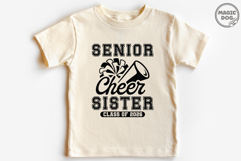 Senior Cheer Sister Class of 2026|Cheerleader Sister 2026 Product Image 2