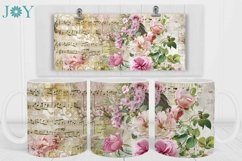 VINTAGE SUBLIMATION MUG WRAP DESIGN COFFEE CUP TEMPLATE Product Image 2