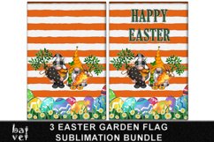 Easter Gnome Garden Flag Sublimation Bundle | Easter Design Product Image 2