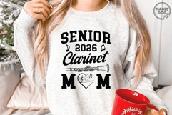 Senior 2026 Clarinet Mom|Class of 2026 Senior Mom Clarinet Product Image 2