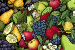 Garden Fruit Digital Papers - Seamless Patterns Product Image 2