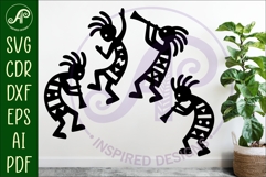 Kokopelli laser cut outs SVG file Product Image 2