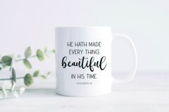 Bible Verse SVG, Ecclesiastes 3:11 SVG, Christian T-Shirt Product Image 3