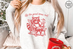 Let The Good Times Roll|Funny Raccoon Summer|Cute but Feral Product Image 7