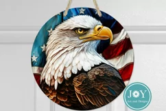 USA EAGLE PNG CLIPART FOR DOOR HANGER, COASTERS AND MORE Product Image 2