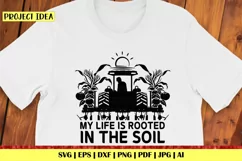 My life is rooted in the soil T | Farming | Tractor | Tomato Product Image 2