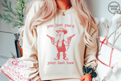 You Just Yee&#039;d Your Last Haw SVG, Retro Funny Cowboy Goose Product Image 2