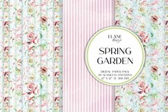 Spring Garden Digital Paper Pack Product Image 4