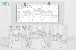 Infusible Ink Pen Mug Design - Cats SVG and PNG files Product Image 2