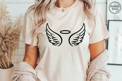 Angel Wings|Butterfly with Wings|Wing and Halo|Wings Product Image 2