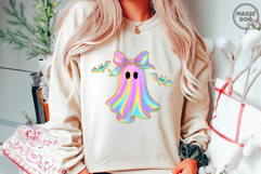 Coquette Halloween|Iridescent Ghost|Girly Halloween PNG Product Image 2