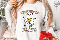 Thoughts Are Not Facts Daisy|Mental Health Funny| Anxiety Product Image 2
