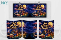 Book Lovers Mug Wrap Sublimation Design Product Image 2