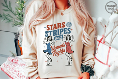 Stars Stripes and Women’s Rights|Feminist 4th of July SVG Product Image 2