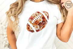 Retro Floral Football Game Day|Fall Floral Football Season Product Image 2