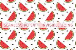 Cute Watermelon Slice Seamless Pattern Product Image 2