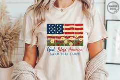God Bless America Land That I Love|4th of July American PNG Product Image 2