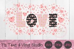 Love Hearts Valentine&#039;s Day Sublimation PNG Romantic Product Image 2