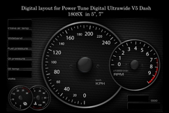 Digital Layout for Power Tune Digital Ultrawide V5 Dash Product Image 2