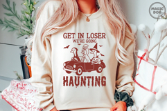 Get in Loser We’re Going Haunting Halloween Spooky Goose SVG Product Image 2
