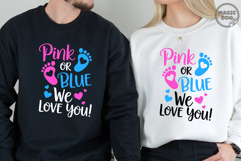 Pink or Blue We Love You|Boy or Girl Gender Reveal|New Born Product Image 2