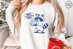 Hey You Dropped This Vintage Raccoon|Funny Brain Sarcastic Product Image 4