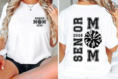 Senior Cheer Mom Class of 2026|Cheerleader Mom 2026 SVG Product Image 2
