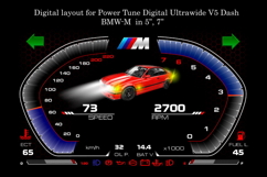 Digital Layout for Power Tune Digital Ultrawide V5 Dash Product Image 1