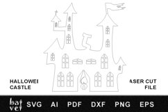 Halloween Castle SVG | Laser Cut Halloween File Product Image 2