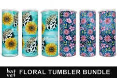 Floral Tumbler Sublimation Bundle Product Image 2
