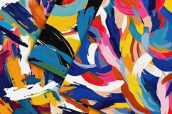 Abstract Brushstrokes Digital Papers - Seamless Patterns Product Image 2
