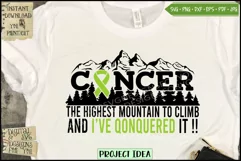I've conquered cancer | Cancer survivor | Cancer Warrior svg Product Image 2