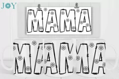 Infusible Ink Pen Mug Design - Mama SVG and PNG files Product Image 2