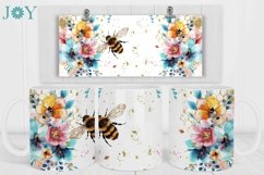 BEES MUG WRAP SUBLIMATION DESIGN Product Image 2