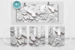 BUTTERFLIES 11oz 12oz 15oz COFFEE MUG SUBLIMATION WRAP Product Image 2