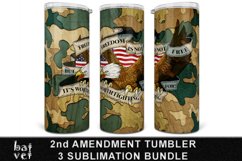 Second Amendment Tumbler Bundle | Patriotic Tumbler Wrap PNG Product Image 2
