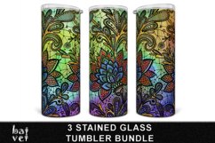 Stained Glass Tumbler Bundle | Floral Tumbler Sublimation PN Product Image 4