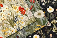 Whimsical Meadow Digital Papers - Seamless Patterns Product Image 2