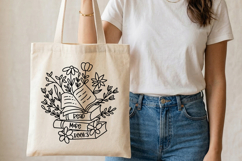 Read More Books SVG Floral Book Lover Design Product Image 2