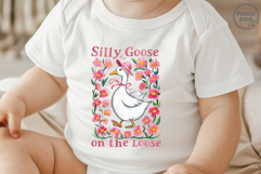 illy Goose On The Loose PNG|Boho Floral Goose Baby Shower Product Image 2