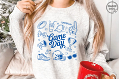 Football Doodles|Touchdown Season|Football Coquette Game Day Product Image 2