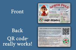 Christmas Boy Elf Driver&#039;s License Sublimation PNG Product Image 2