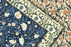 William Morris Inspired Digital Papers - 16 Seamless Papers Product Image 2