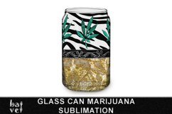 Glass Can Wrap Bundle | Cannabis Sublimation PNG Product Image 2