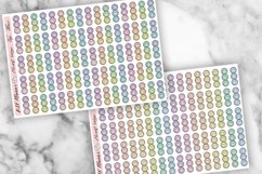 Checklist Hearts Icons in Pastel Colors, Functional Stickers Product Image 2