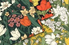 Garden Party Digital Papers - Seamless Patterns Product Image 2