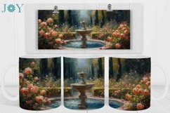 OIL PAINTING MUG WRAP SUBLIMATION DESIGN, COFFEE MUG WRAP Product Image 2